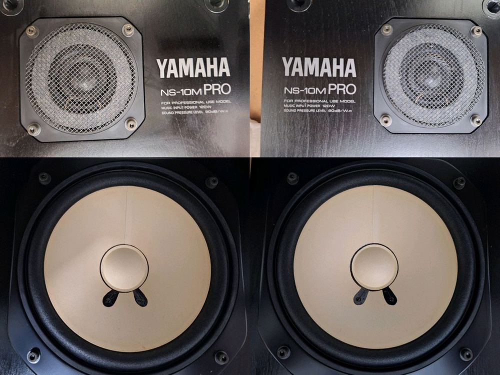 야마하 NS-10M PRO 스튜디오 모니터 스피커 명기 빈티지 레트로 오디오 가게 카페 매장 인테리어 하이파이 이미지