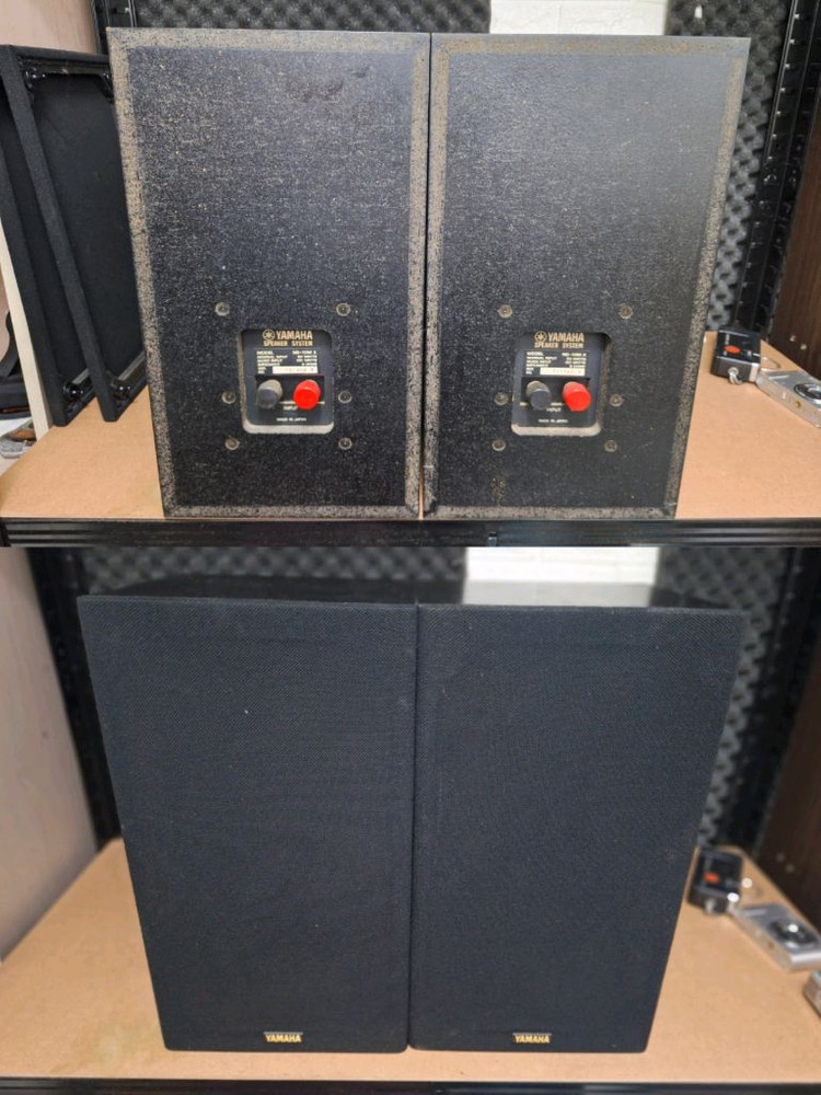 야마하 NS-10MX 모니터링 스피커 오디오 명기 빈티지 레트로 앤틱 인테리어 스튜디오 카페 가게 매장 하이파이 이미지