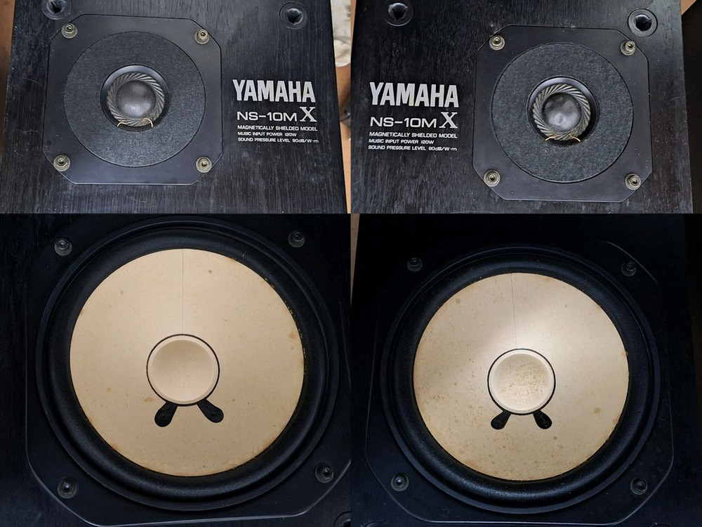 야마하 NS-10MX 모니터링 스피커 오디오 명기 빈티지 레트로 앤틱 인테리어 스튜디오 카페 가게 매장 하이파이 이미지