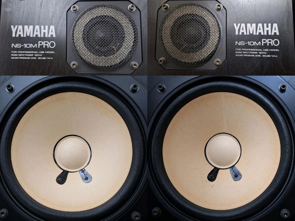 야마하 NS-10M PRO 스튜디오 모니터 스피커 명기 빈티지 레트로 오디오 가게 카페 매장 인테리어 하이파이 이미지