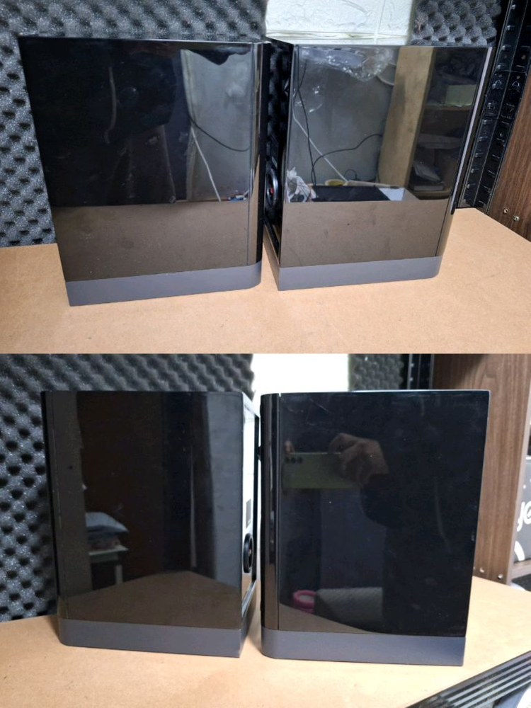 온쿄 ONKYO D-NX10 피아노 마감 북쉘프 스피커 1조 빈티지 레트로 앤틱 가게 매장 카페 오디오 인테리어 이미지
