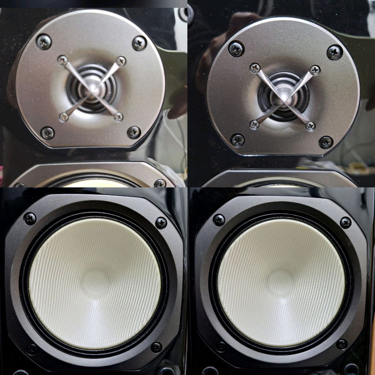 온쿄 ONKYO D-NX10 피아노 마감 북쉘프 스피커 1조 빈티지 레트로 앤틱 가게 매장 카페 오디오 인테리어 이미지