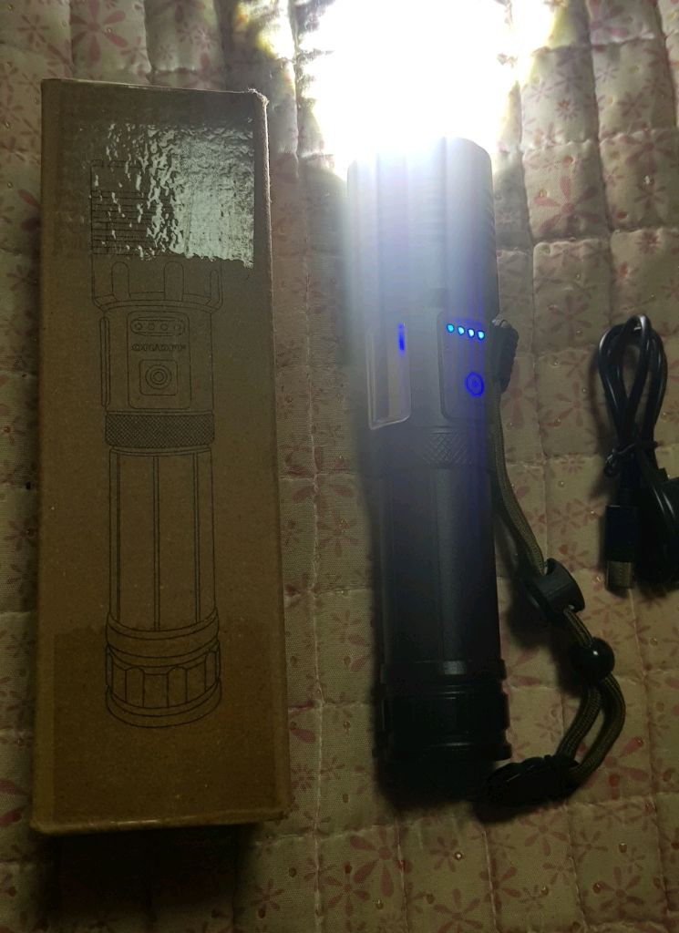 xhp120손전등,랜턴,해루질,낚시,경비,산행 등.. 이미지