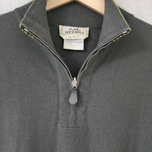 에르메스 캐시미어 하프집업 스웨터