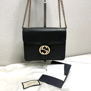 구찌 인터로킹 스몰 체인 숄더백