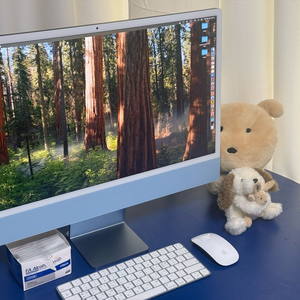 아이맥 M1 고급형 1TB 블루 풀박스