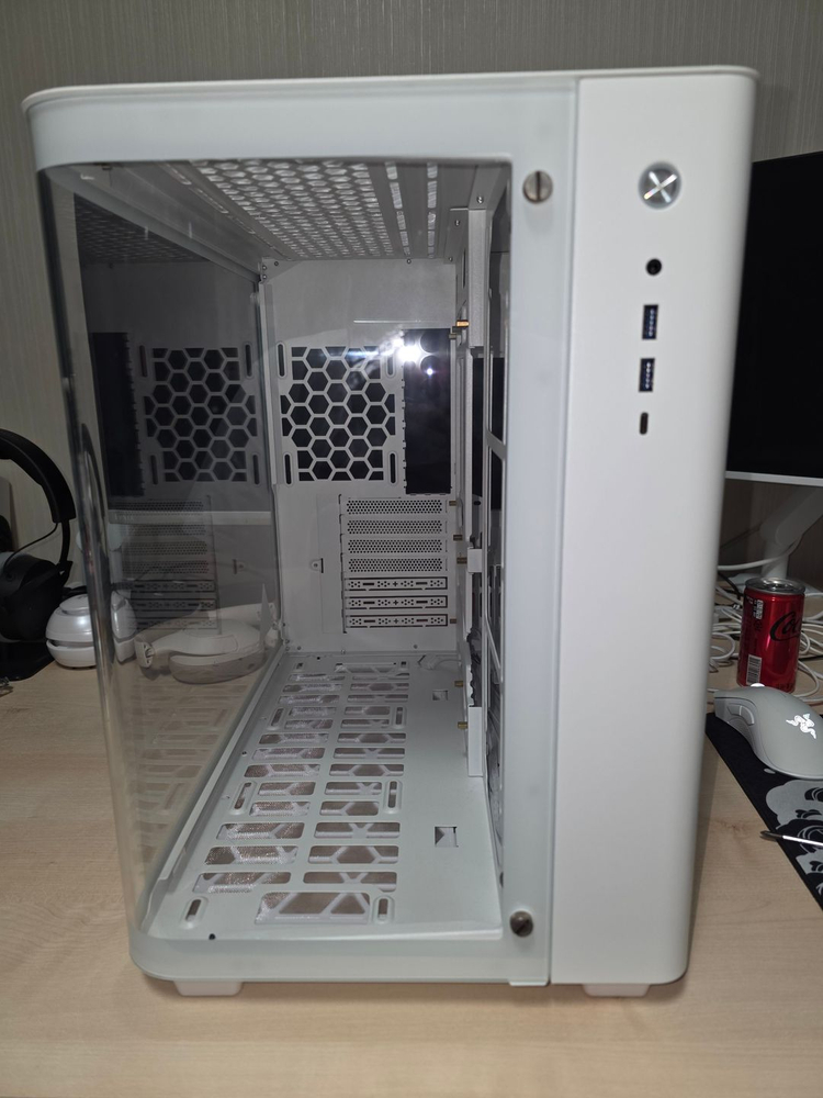 존스보 TK-3 BTF 화이트 / 어항형 컴퓨터 케이스 판매--4