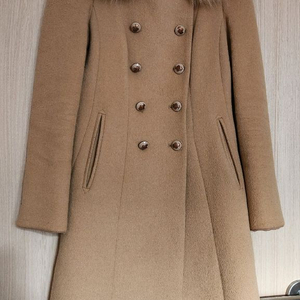 주크 여자베이지코트 울앙고라코트 S