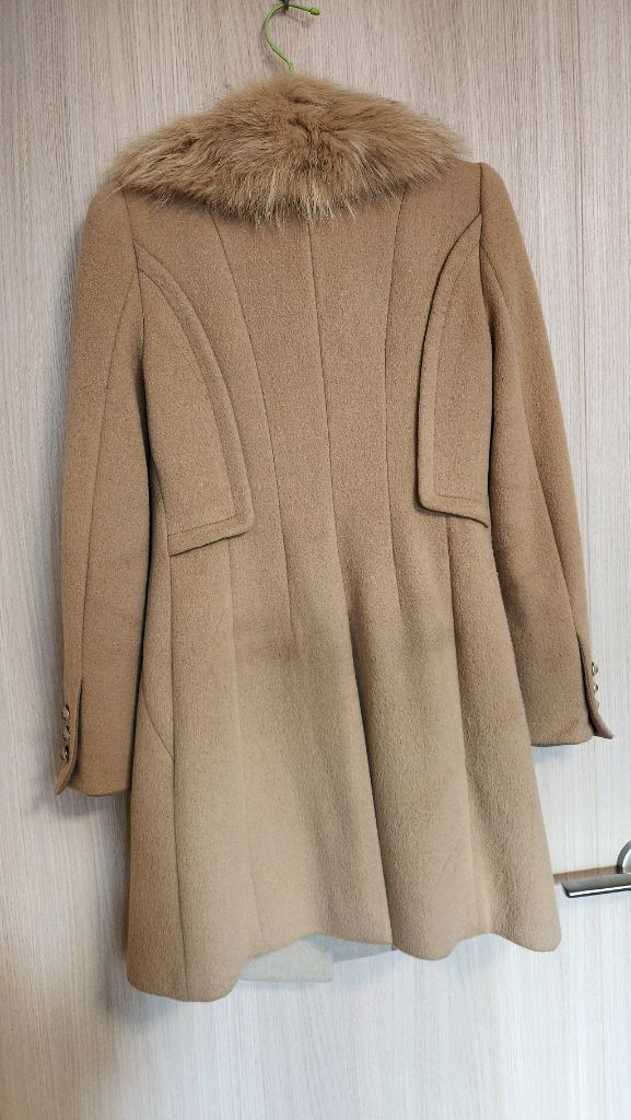 주크 여자베이지코트 울앙고라코트 S--4