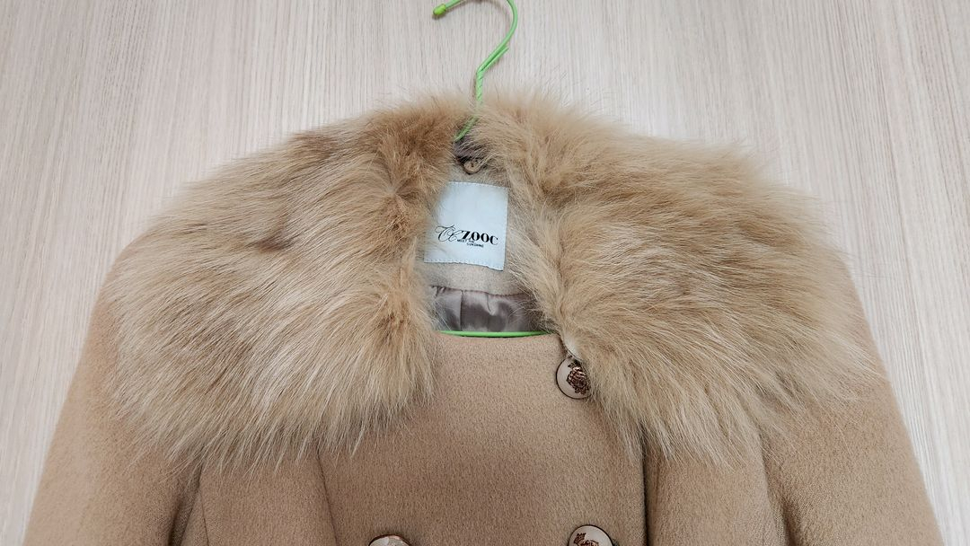 주크 여자베이지코트 울앙고라코트 S--5