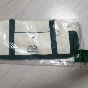 스타벅스 가방(라코스테 멀티플백 /그린 / 미개봉)