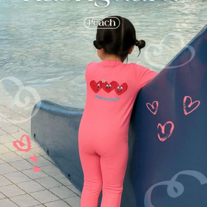 스윔마베베 하트프렌즈 래쉬가드 모자세트 L (미개봉새상품) 이미지