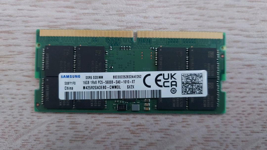 삼성 DDR5 5600 16GB 노트북 램 이미지