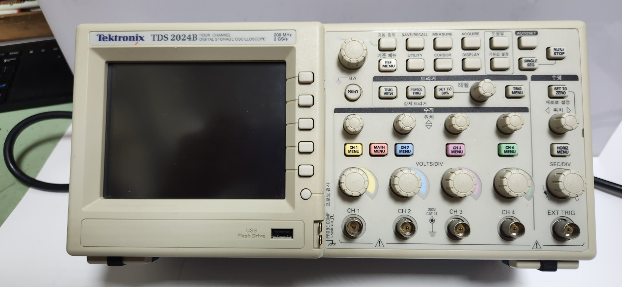 4채널 디지털 오실로스코프( TDS 2024B 200MHz 2GS/s) 기기의 자세한 사항은 제--1