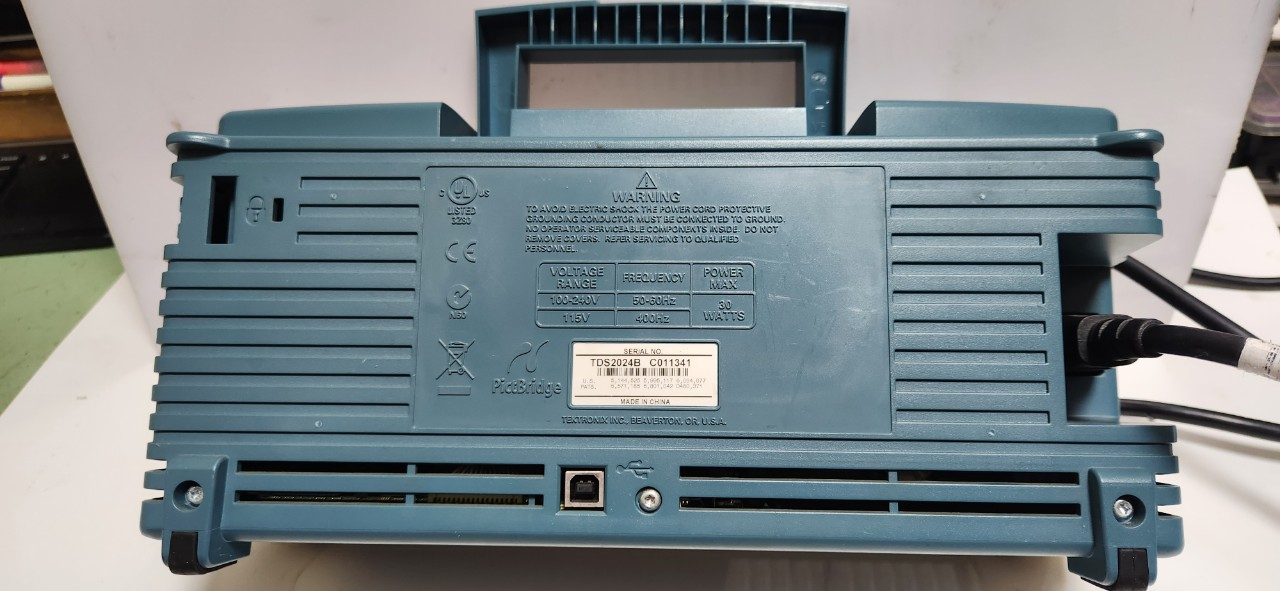 4채널 디지털 오실로스코프( TDS 2024B 200MHz 2GS/s) 기기의 자세한 사항은 제--2