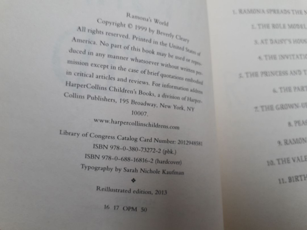 Happercollins Romona~ 시리즈 총 9권--3