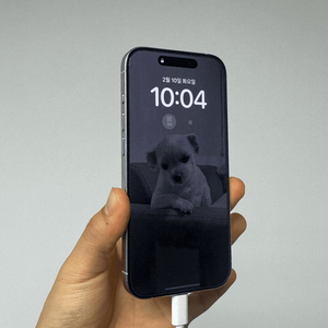 아이폰 15프로 128gb 화이트 색상 외관 ss급 이미지