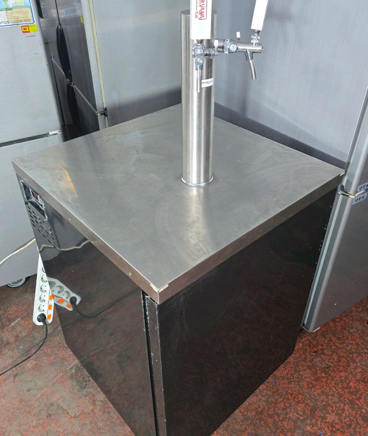 생맥주 냉장고 2구 탭 디스펜서 케그--1