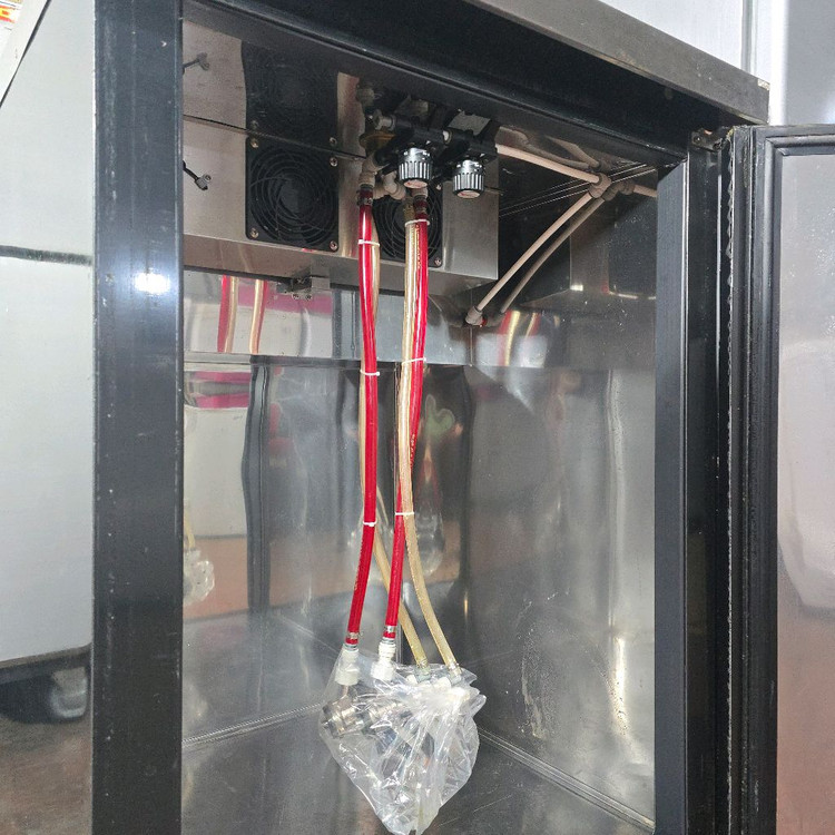 생맥주 냉장고 2구 탭 디스펜서 케그--4