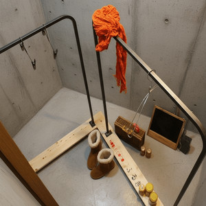 A124 옷가게행거 의류매장행거 원목행거 이동식행거 파이프 옷걸이행거제작