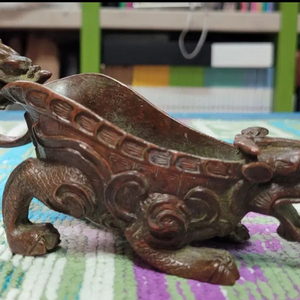 청동 해태마상배