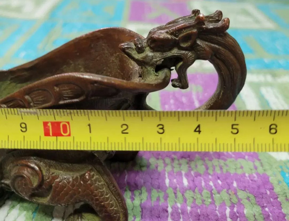 청동 해태마상배--2