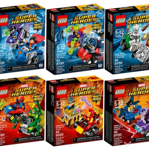 레고마이크로 미니피규어 마블 디씨 전세트 미개봉 이미지