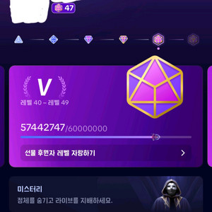 틱톡후원자레벨 47 이미지