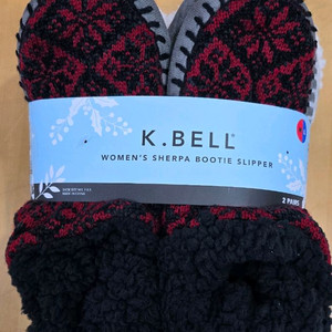 케이벨 여성 보온 양말 2켤레 세트