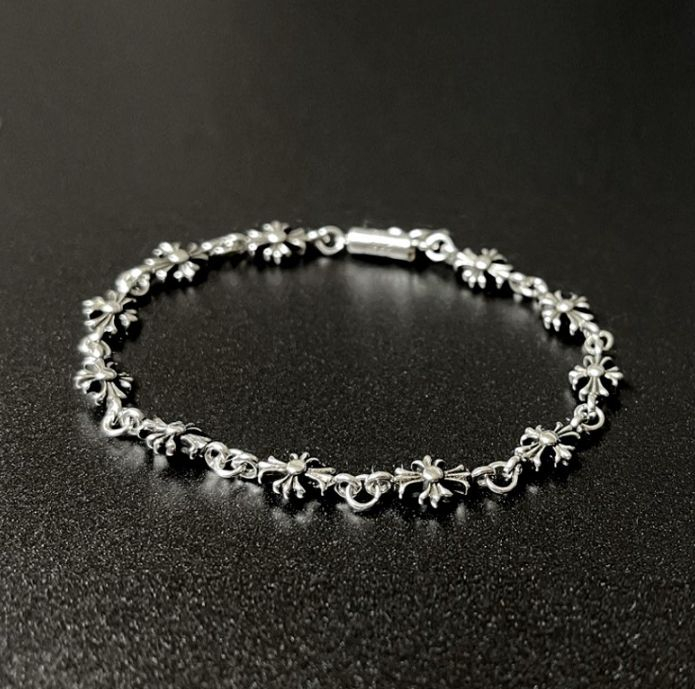 타이니 팔찌 남자 크롬하츠 십자가 페이퍼--1