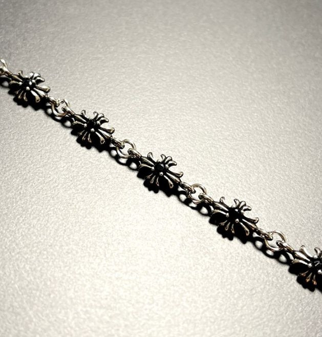 타이니 팔찌 남자 크롬하츠 십자가 페이퍼--2