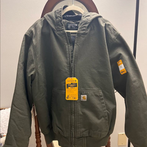 [미국정품/새상품] 칼하트 J130 워시드 덕 액티브 자켓 모스그린(Moss) XL 판매합니다.