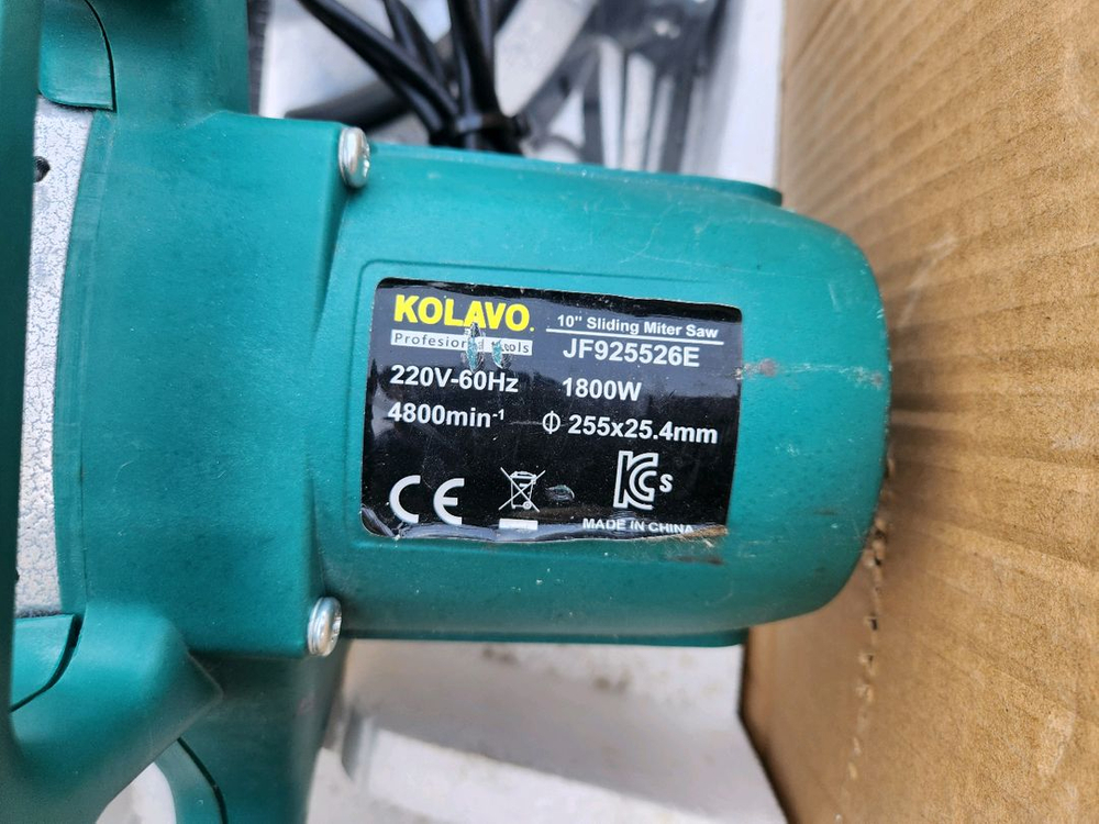 콜라보 슬라이딩각도절단기 JF925526E 판매 이미지