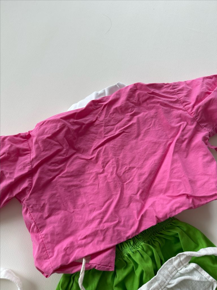 아이니니 한복 치마 여아 S사이즈 이미지