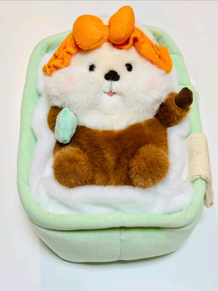 목욕시간 리틀 우소우소짱 중형 인형(25cm) 2개 일괄 이미지