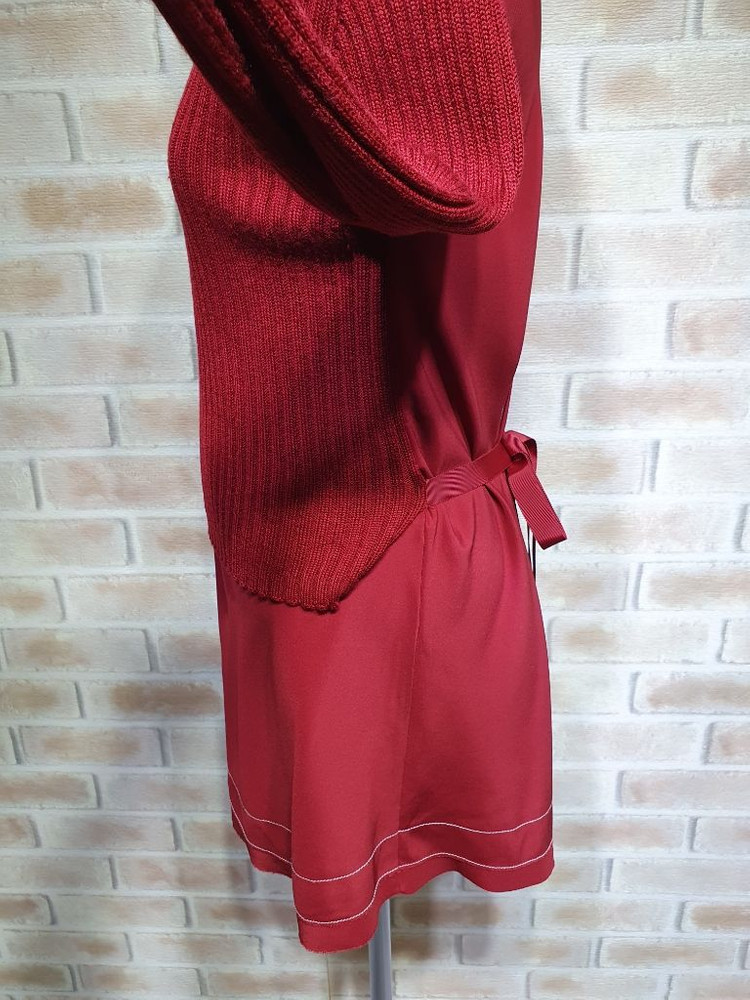 제시뉴욕 정품 새것수준 폴리 백리본 터틀넥 롱니트 66--8