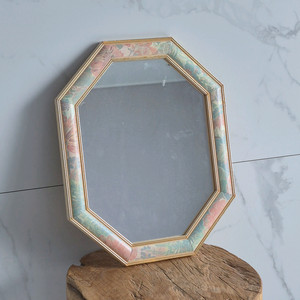 빈티지거울 플라워거울 플로럴거울 앤틱거울 팔각거울 벽거울 우드거울 플로럴