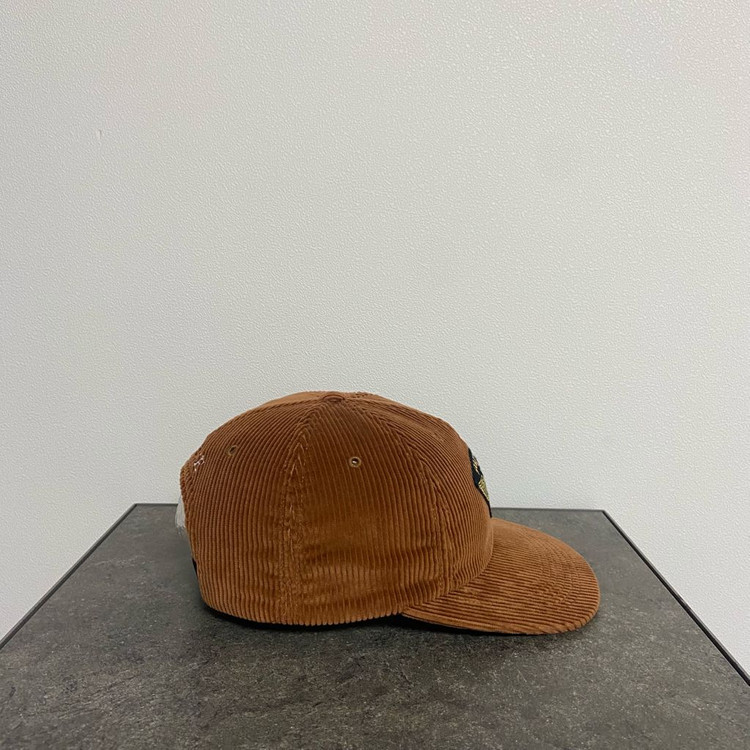 (OS) 슈프림 6패널 볼캡 모자 코듀로이 브라운--2