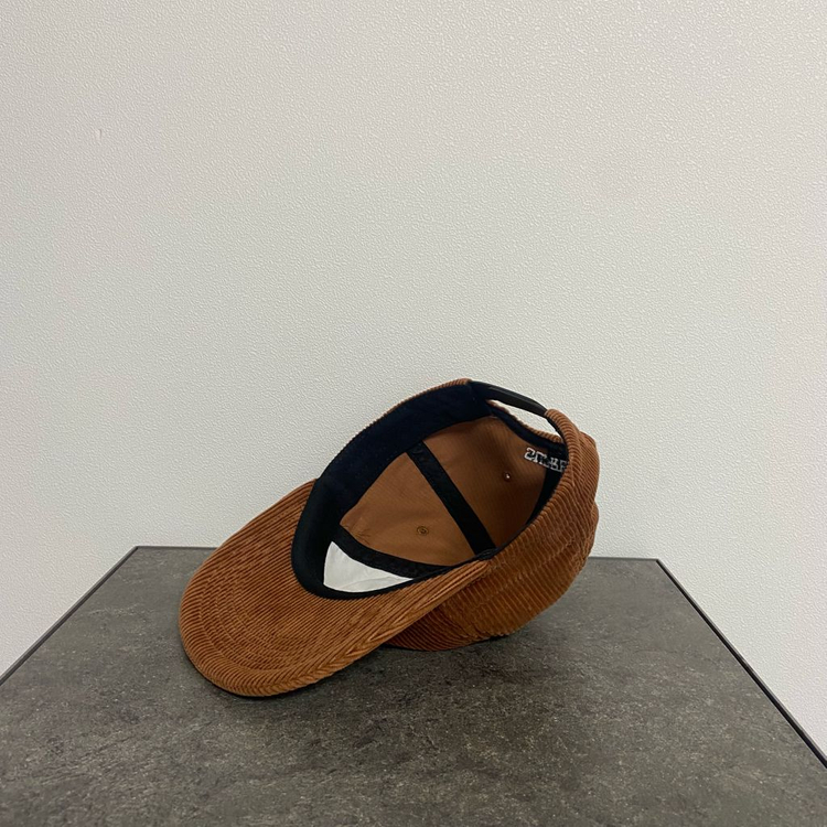 (OS) 슈프림 6패널 볼캡 모자 코듀로이 브라운--5