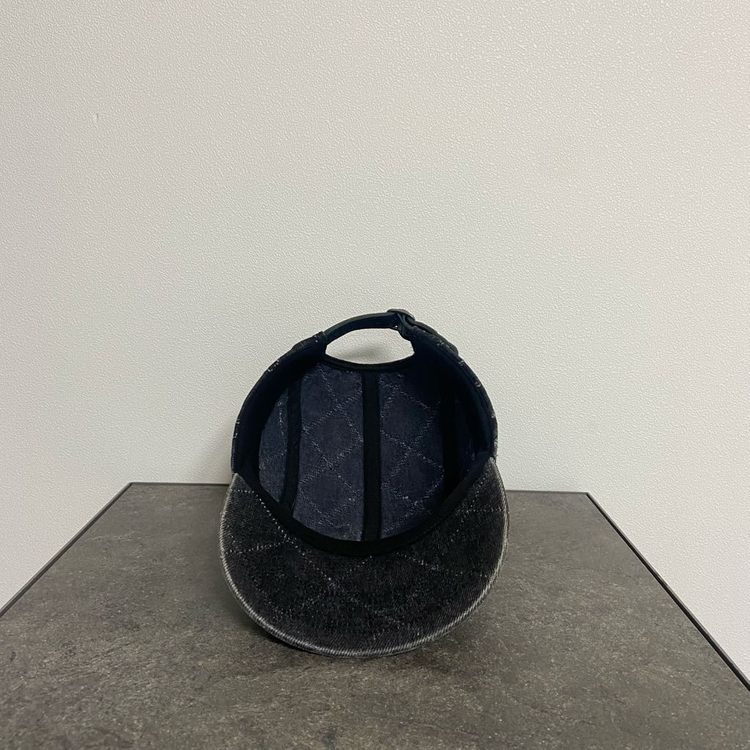 (OS) 슈프림 박스로고 캠프캡 모자 펀치드 데님 블랙--5