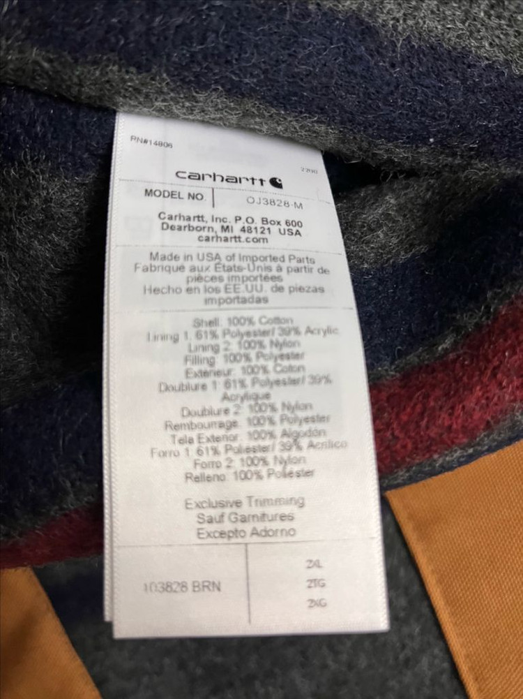 [미국정품/새상품] 칼하트 디트로이트 자켓 (103828) 2XL--4