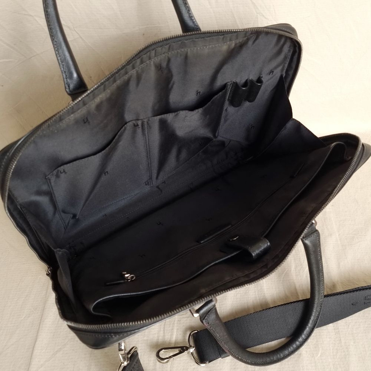 헤지스 서류가방 노트북 패드 수납--3