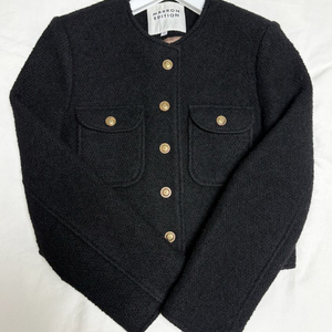 마론에디션 트위드 크롭 자켓 S