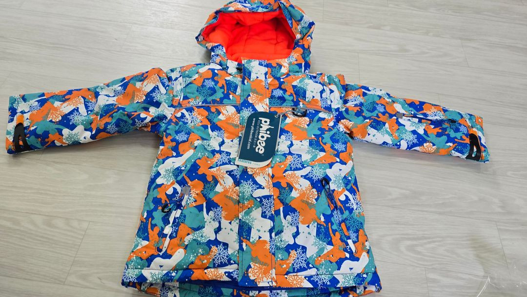 남아130 여아125 Phibee 키즈 스키복 세트--5