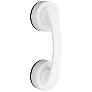 [새상품] 미란다 강력 접착 무타공 손잡이, 화이트