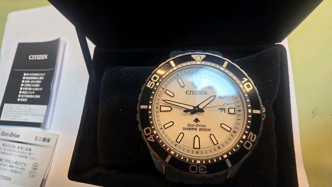 시티즌 에코드라이브 다이버 시계--2