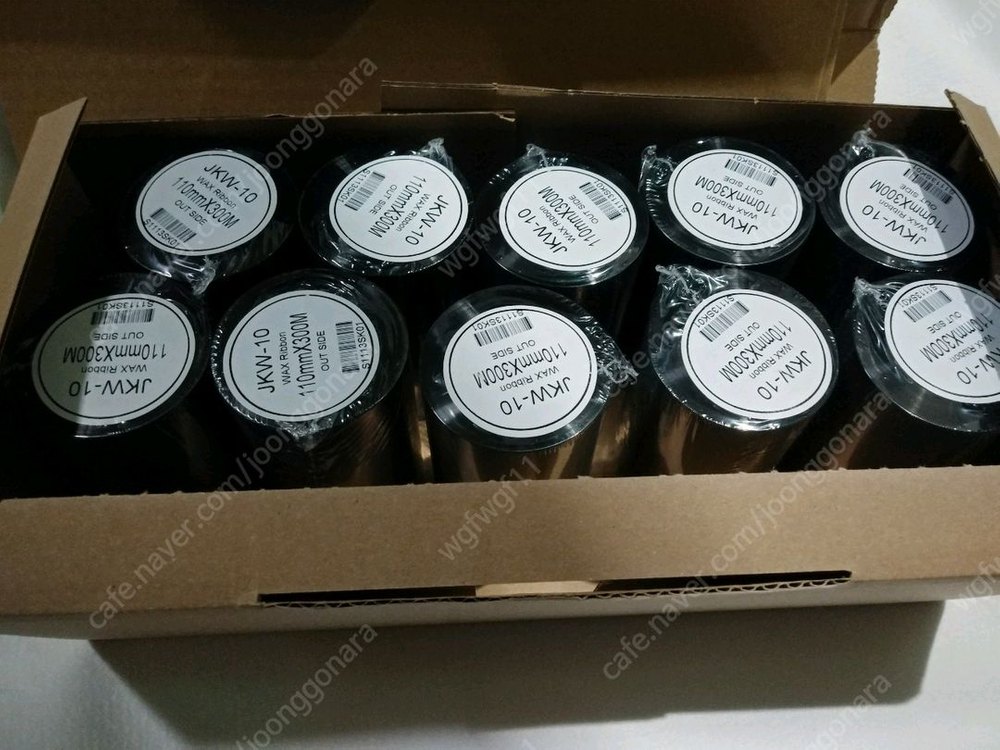 바코드라벨 아트지 먹지 이미지