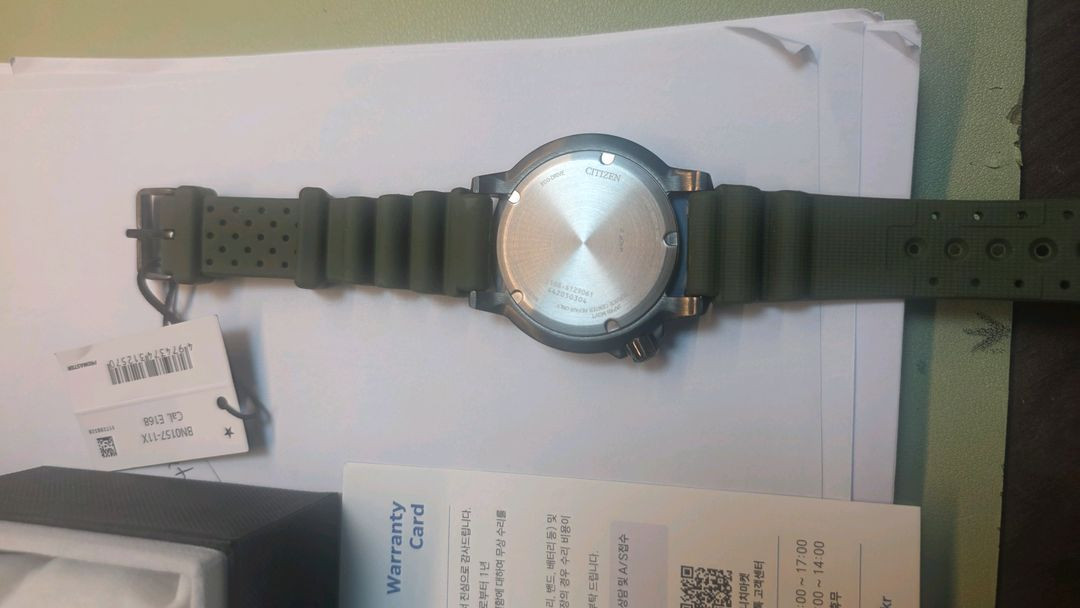 시티즌 프로마스터 시계--1