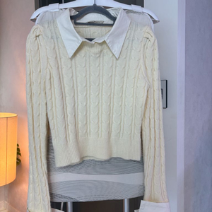 셔츠레이어드 니트