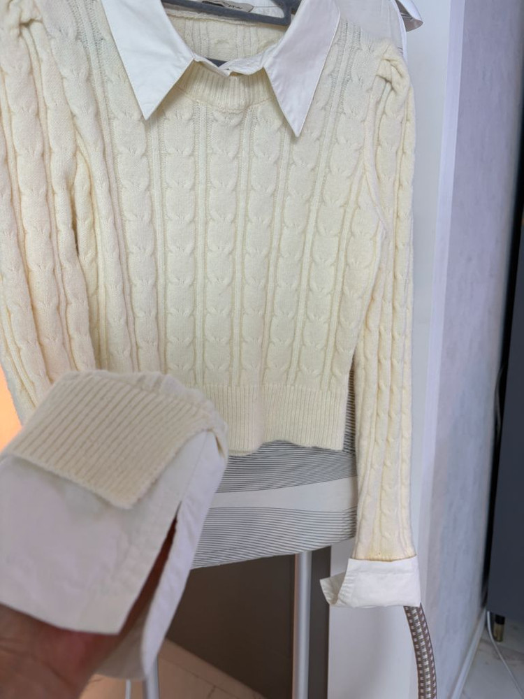 셔츠레이어드 니트--3